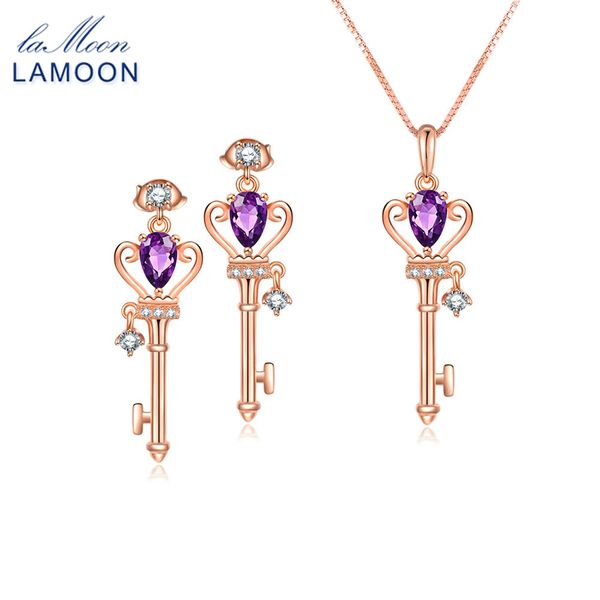 lamoon 100% 925 sterling silver jewelry 2pcs sets for women natural gemstone amethyst vintage key fine jewelry bijoux v010-7, Black
lamoon 100% 925 sterling silver jewelry 2pcs sets for women natural gemstone amethyst vintage key fine jewelry bijoux v010-7, Black