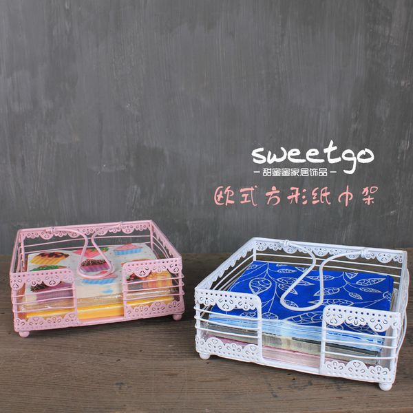 fashion home storage rack lace decoration wrought iron towel rack white pink cutout square tissue box dining table decoration
fashion home storage rack lace decoration wrought iron towel rack white pink cutout square tissue box dining table decoration