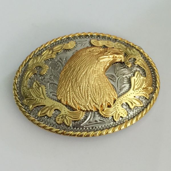 1 pcs cool 3d lace gold eagle cowboys belt buckle woman man jeans jewelry accessories metal belt head fit 4cm wide belts, Slivery;black
1 pcs cool 3d lace gold eagle cowboys belt buckle woman man jeans jewelry accessories metal belt head fit 4cm wide belts, Slivery;black