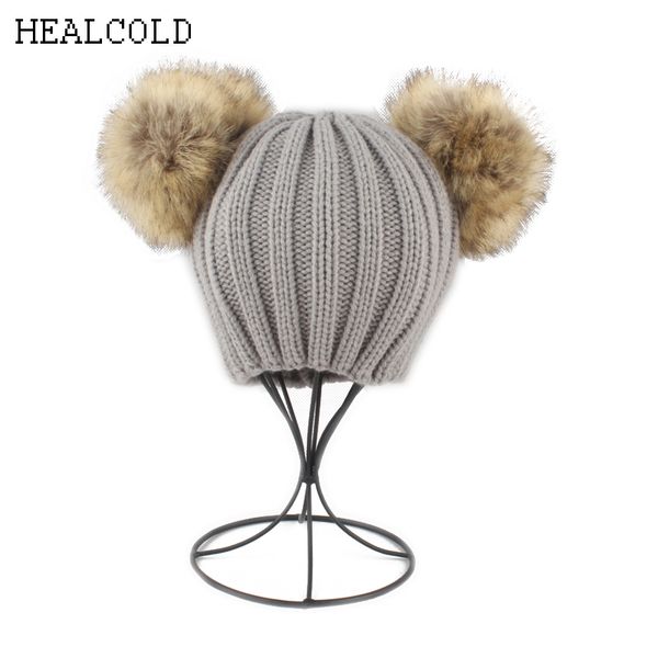 winter warm knitted beanies hats for kids double fur pompom hat for girls boys pom pom beanie cap
winter warm knitted beanies hats for kids double fur pompom hat for girls boys pom pom beanie cap