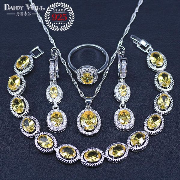 round 925 sterling silver jewelry yellow cubic zirconia jewelry sets for women earrings/pendant/necklace/rings/bracelet, Slivery;golden
round 925 sterling silver jewelry yellow cubic zirconia jewelry sets for women earrings/pendant/necklace/rings/bracelet, Slivery;golden