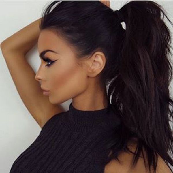 ponytail human hair extensions wrap around wet wavy real remy curly clip in human hair ponytail 120g 4colors, Black
ponytail human hair extensions wrap around wet wavy real remy curly clip in human hair ponytail 120g 4colors, Black