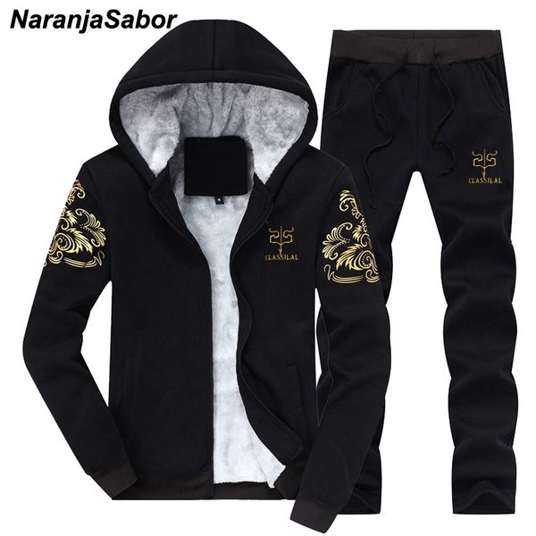 naranjasabor men's hooded sets fleece coat + pants winter warm male tracksuit printed hoodies casual suits mens sportswear n452, Gray
naranjasabor men's hooded sets fleece coat + pants winter warm male tracksuit printed hoodies casual suits mens sportswear n452, Gray