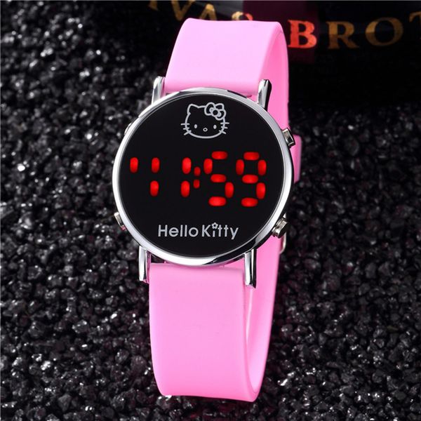 12color hello kitty children kid digital wristwatches rubber strap pink rose led hand watches gift for boy girl relogio infantil, Slivery;brown
12color hello kitty children kid digital wristwatches rubber strap pink rose led hand watches gift for boy girl relogio infantil, Slivery;brown