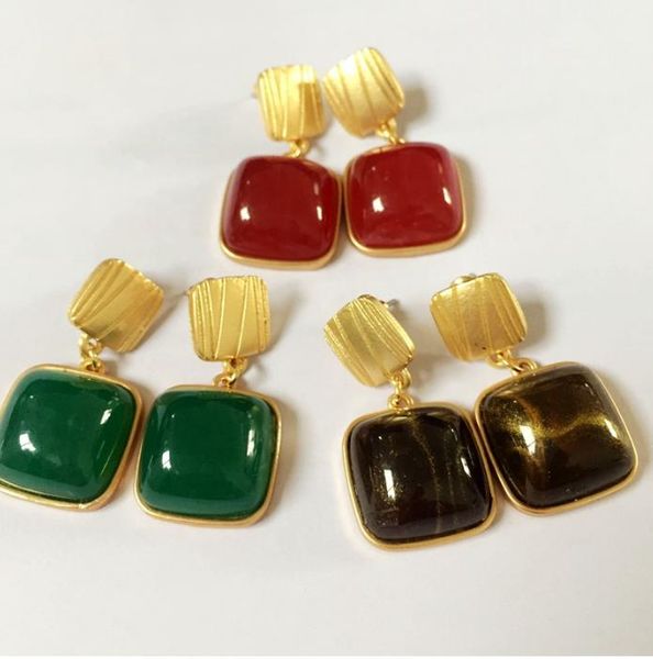 new style kate candy color earring 925 silver needle, durzy geometry resin stone pendant cute gift for women, and hign quality
new style kate candy color earring 925 silver needle, durzy geometry resin stone pendant cute gift for women, and hign quality
