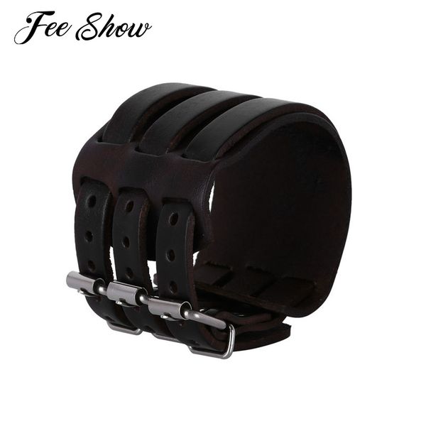 coffee mens fashion punk faux leather adjustable wide triple strap cuff wrap gauntlet wristband buckle fastening arm armor cuff, Blue;gray
coffee mens fashion punk faux leather adjustable wide triple strap cuff wrap gauntlet wristband buckle fastening arm armor cuff, Blue;gray