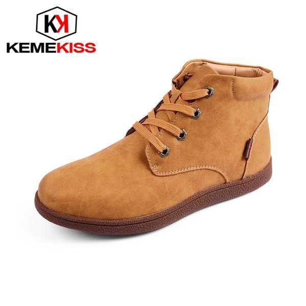 kemekiss size 38-47 men warm ankle boots lace up plush fur winter shoes flats leather short snow boots thick fur mens footwear, Black
kemekiss size 38-47 men warm ankle boots lace up plush fur winter shoes flats leather short snow boots thick fur mens footwear, Black