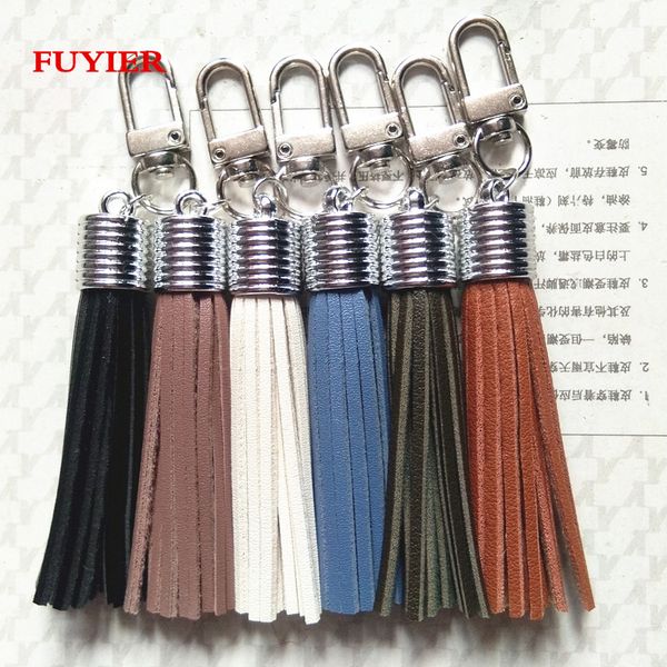 12pcs leather tassel key chain silver tassel key chain lobster clasp keychains women carabiner bag charming pendant 23 colors
12pcs leather tassel key chain silver tassel key chain lobster clasp keychains women carabiner bag charming pendant 23 colors