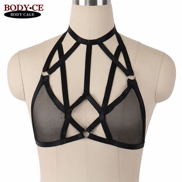 womens sexy lace sheer caged bralette elastic body harness black lingerie adjust strappy tops throug bikini festival rave wear, Black;white
womens sexy lace sheer caged bralette elastic body harness black lingerie adjust strappy tops throug bikini festival rave wear, Black;white