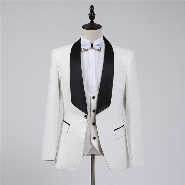 handsome ivory groomsmen shawl lapel embossing one button groom tuxedos men suits wedding/prom/dinner man blazer(jacket+pants+tie+vest, Black;gray
handsome ivory groomsmen shawl lapel embossing one button groom tuxedos men suits wedding/prom/dinner man blazer(jacket+pants+tie+vest, Black;gray