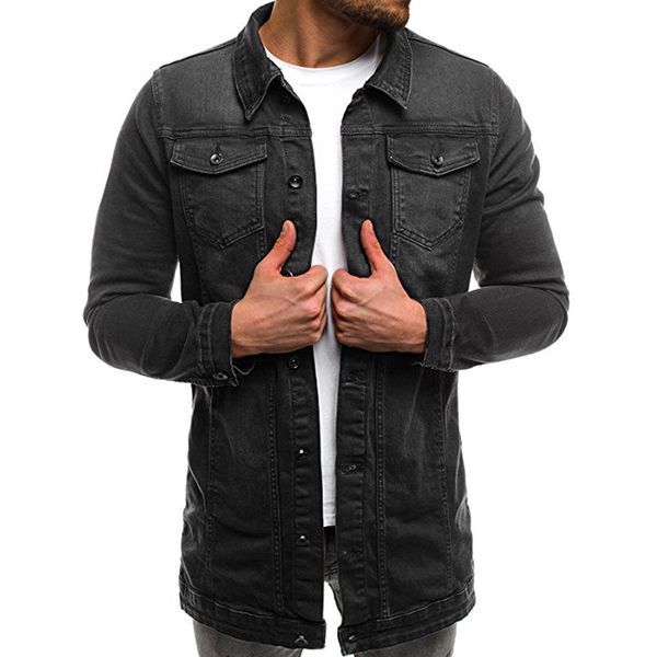 haifux basic jacket coat men' autumn winter long sleeve vintage distressed demin jacket coat outwear windbreaker, Black;brown
haifux basic jacket coat men' autumn winter long sleeve vintage distressed demin jacket coat outwear windbreaker, Black;brown