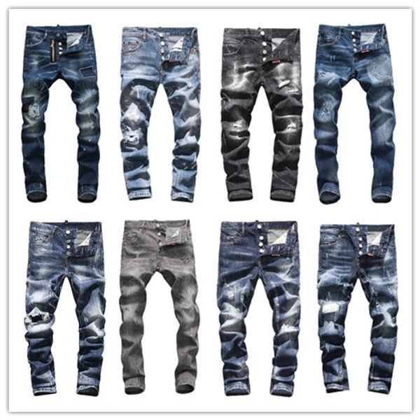 d2018 men's distressed ripped skinny fashion designer shorts slim motorcycle moto biker causal mens denim pants hip hop men d2 jeans #9, Blue
d2018 men's distressed ripped skinny fashion designer shorts slim motorcycle moto biker causal mens denim pants hip hop men d2 jeans #9, Blue