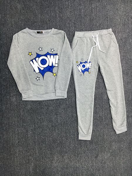 O-Neck Women Tracksuits Autumn Fashion Women Suits Printed Wow Long -Sleeve Hoodies Sweatshirts +Long Pants Casual 2pcs Set Female
O-Neck Women Tracksuits Autumn Fashion Women Suits Printed Wow Long -Sleeve Hoodies Sweatshirts +Long Pants Casual 2pcs Set Female