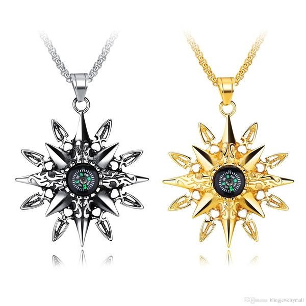 latest star compass male necklace hiphop rock men pendant unique jewelry cool boy gifts black/gold color necklace gx1288, Silver
latest star compass male necklace hiphop rock men pendant unique jewelry cool boy gifts black/gold color necklace gx1288, Silver