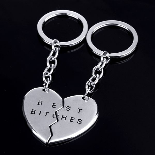 12set/lot fashion broken heart charms keychain bff friend keyring friendship forever key chain ring jewelry women men gifts, Silver
12set/lot fashion broken heart charms keychain bff friend keyring friendship forever key chain ring jewelry women men gifts, Silver