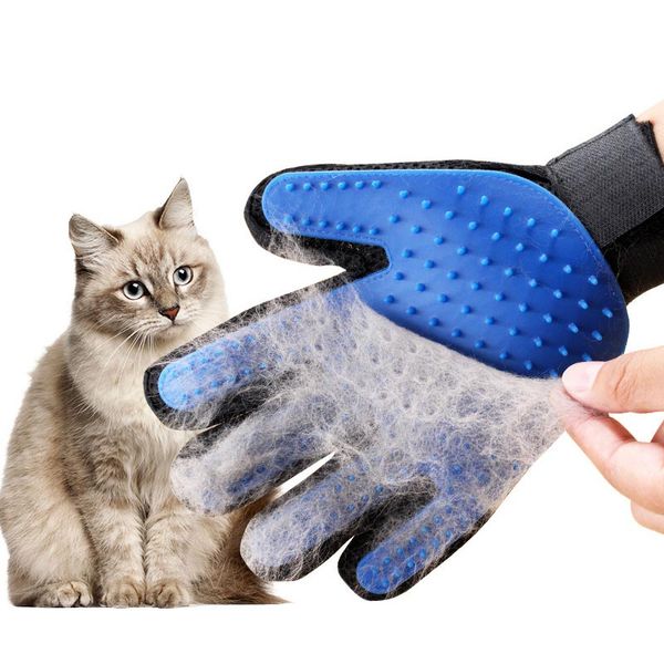 silicone dog cat pet brush glove deshedding gentle efficient pet grooming glove bath cleaning supplies combs, Silver
silicone dog cat pet brush glove deshedding gentle efficient pet grooming glove bath cleaning supplies combs, Silver