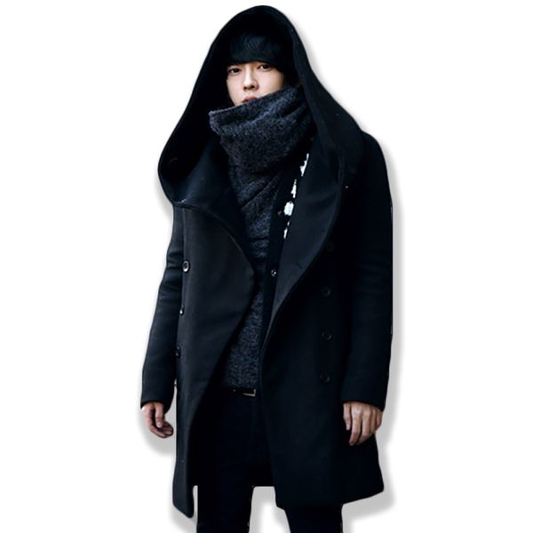 kewlstyle men's winter jacket coat hooded long sleeve mens overcoat peacoat wool asian size windbreaker women erkek mont tr07, Black
kewlstyle men's winter jacket coat hooded long sleeve mens overcoat peacoat wool asian size windbreaker women erkek mont tr07, Black