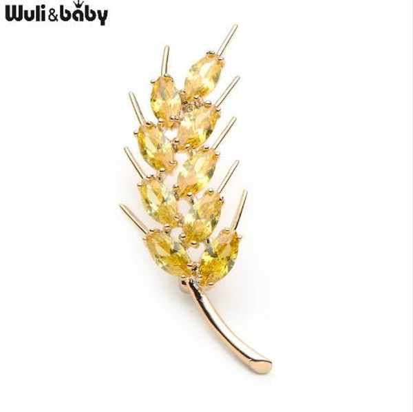 wuli&baby copper wheat 4.6*2.2cm brooches for women and men crystal yellow white fashion wedding broche gift scarf pins, Gray
wuli&baby copper wheat 4.6*2.2cm brooches for women and men crystal yellow white fashion wedding broche gift scarf pins, Gray