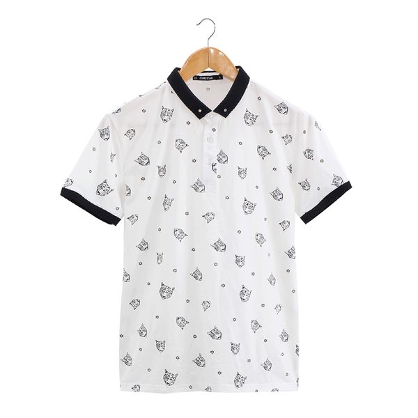 дизайнерская летняя одежда new male white feather printed мужская рубашка поло с короткими рукавами или хлопчатобумажные дышащие топы, White;black
дизайнерская летняя одежда new male white feather printed мужская рубашка поло с короткими рукавами или хлопчатобумажные дышащие топы, White;black
