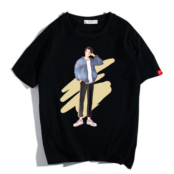 fashion men cartoon boy tshirt short sleeve o neck summer style high street tees big size 4 colors s-4xl casual top, White;black
fashion men cartoon boy tshirt short sleeve o neck summer style high street tees big size 4 colors s-4xl casual top, White;black