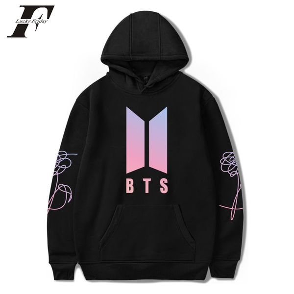 2018 bts love yourself hit hop cotton oversized hoodies sweatshirts casual moletom women/men korean tracksuit k- clothes, Black
2018 bts love yourself hit hop cotton oversized hoodies sweatshirts casual moletom women/men korean tracksuit k- clothes, Black