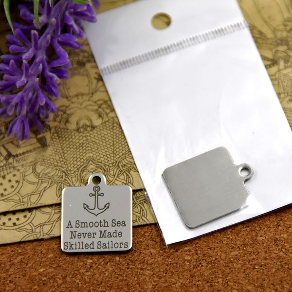 40pcs--"a smooth sea never made skilled sailor"stainless steel charms more style for choosing diy charms pendants for necklace, Bronze;silver
40pcs--"a smooth sea never made skilled sailor"stainless steel charms more style for choosing diy charms pendants for necklace, Bronze;silver