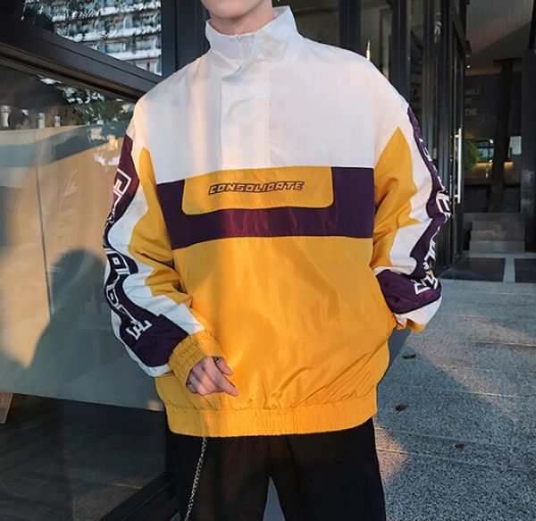 mens outewear patchwork jackets coats high street loose pullover jackets panelled hip hop mens wear yellow blue autumn jackets, Black;brown
mens outewear patchwork jackets coats high street loose pullover jackets panelled hip hop mens wear yellow blue autumn jackets, Black;brown