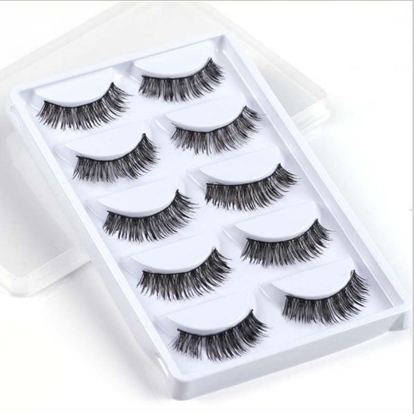 full handmade strip crisscross soft charming false eyelash 5pairs/box false eyelashes for beauty salon makeup tools #f10b
full handmade strip crisscross soft charming false eyelash 5pairs/box false eyelashes for beauty salon makeup tools #f10b
