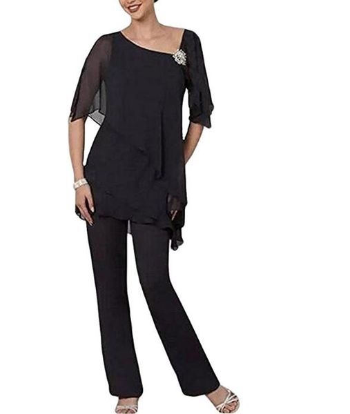 lisa dress 2 piece mother of the bride pantsuit half sleeve plus size for wedding trouser suits for special occasions, Black;red
lisa dress 2 piece mother of the bride pantsuit half sleeve plus size for wedding trouser suits for special occasions, Black;red