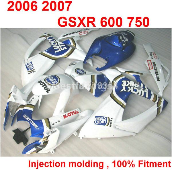 high grade injection molding fairing kit for suzuki gsxr600 gsxr750 2006 2007 white blue fairings gsxr 600 750 06 07 rr45
high grade injection molding fairing kit for suzuki gsxr600 gsxr750 2006 2007 white blue fairings gsxr 600 750 06 07 rr45