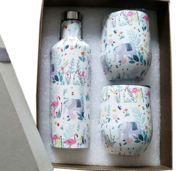 1 set of stainless steel wine bottle+2egg mug christmas gift home decoration accessories birthday tumbler vacuum colorful mug
1 set of stainless steel wine bottle+2egg mug christmas gift home decoration accessories birthday tumbler vacuum colorful mug