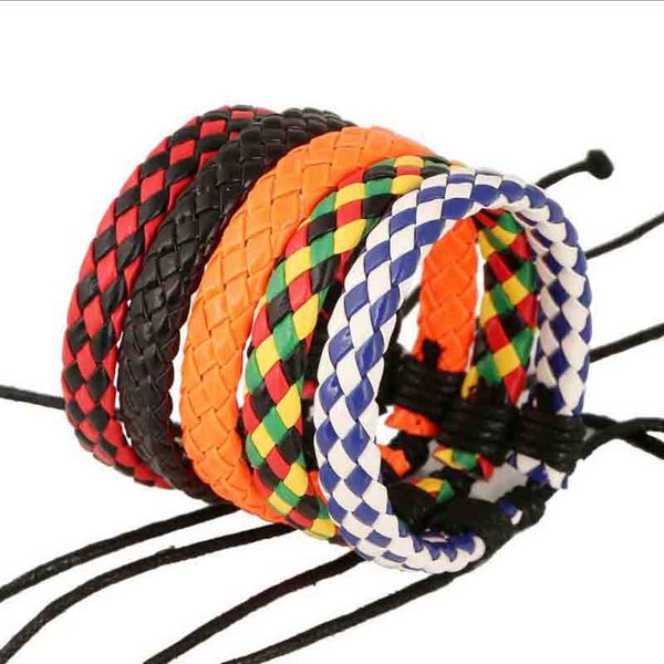 2018 new fashion pu braided leather bracelet men bracelet for women jewelry handmade lace up adjustable leather charm, Golden;silver
2018 new fashion pu braided leather bracelet men bracelet for women jewelry handmade lace up adjustable leather charm, Golden;silver