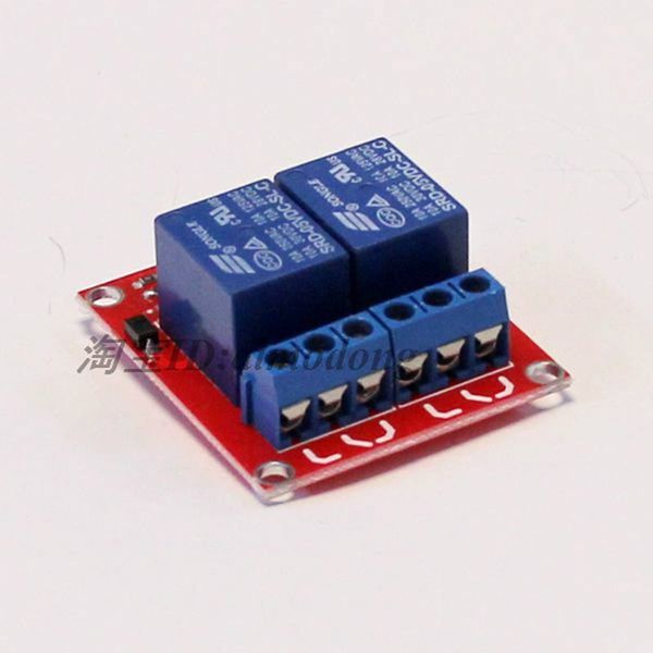 

2 Channels Relay Module Board DC Power Relay 24V 12V 9V 5V Relay Expansion Board for Household Appliances