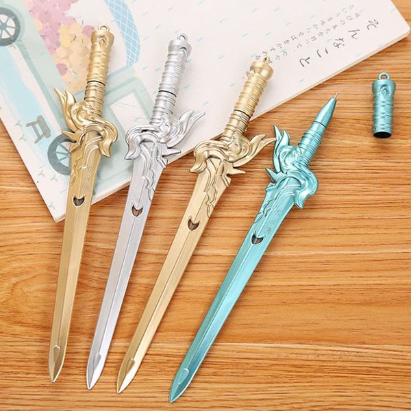 4 pcs/lot fashion 0.5mm creative the king hero sword gel ink pen stationery school & office supply
4 pcs/lot fashion 0.5mm creative the king hero sword gel ink pen stationery school & office supply