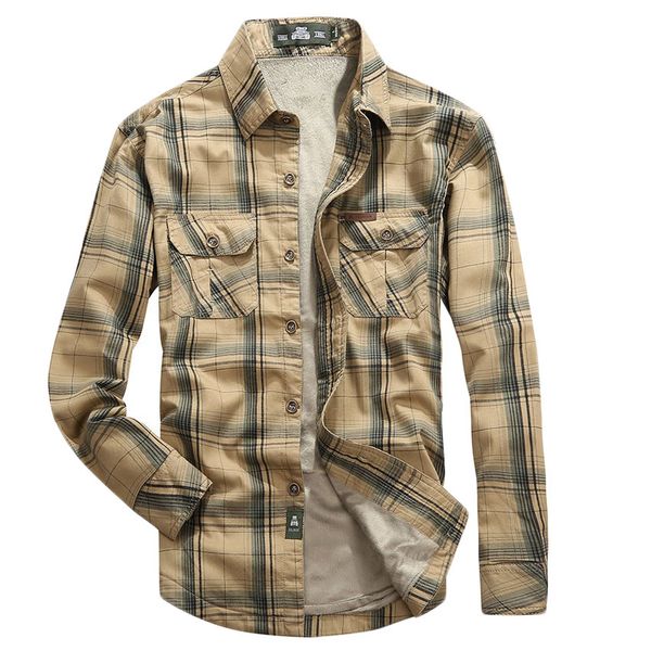 2018 new shirt men winter cotton shirts male thickening plus size 5xl velvet long-sleeved plaid shirt 105, White;black
2018 new shirt men winter cotton shirts male thickening plus size 5xl velvet long-sleeved plaid shirt 105, White;black
