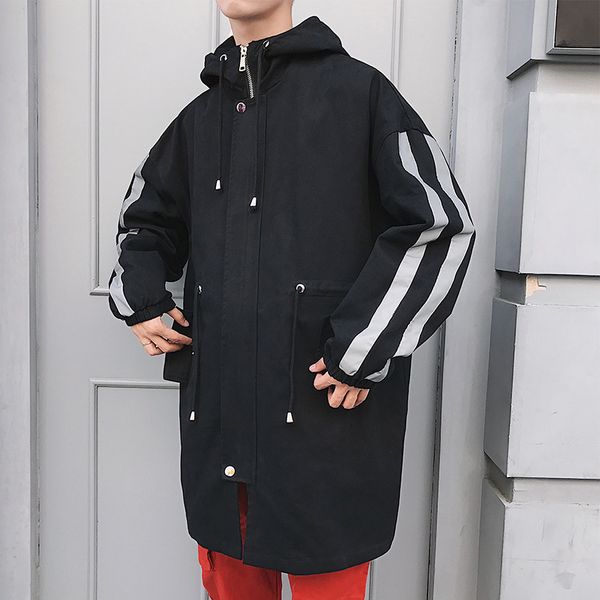 autumn and winter 2018 men's fashion tide reflector design even cap windbreaker loose casual black/grey color trench coats -2xl, Tan;black
autumn and winter 2018 men's fashion tide reflector design even cap windbreaker loose casual black/grey color trench coats -2xl, Tan;black
