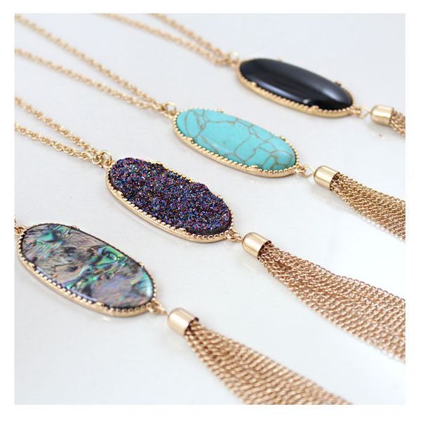 handmade gypsophila time dome natural turquoise metal ear of wheat druzy necklaces irregularity turquoise conch pendants gold necklace, Silver
handmade gypsophila time dome natural turquoise metal ear of wheat druzy necklaces irregularity turquoise conch pendants gold necklace, Silver