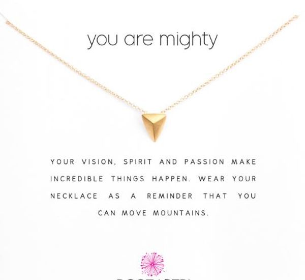 new style with card cute necklace with little silver and gold color triangle (you are mighty) and cute gift
new style with card cute necklace with little silver and gold color triangle (you are mighty) and cute gift