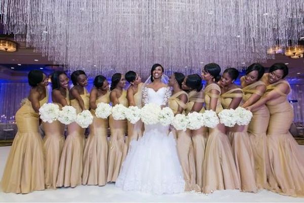 champagne african bridesmaid dresses mermaid one shoulder pleats long bridesmaid dresses plus size party formal gown, White;pink
champagne african bridesmaid dresses mermaid one shoulder pleats long bridesmaid dresses plus size party formal gown, White;pink