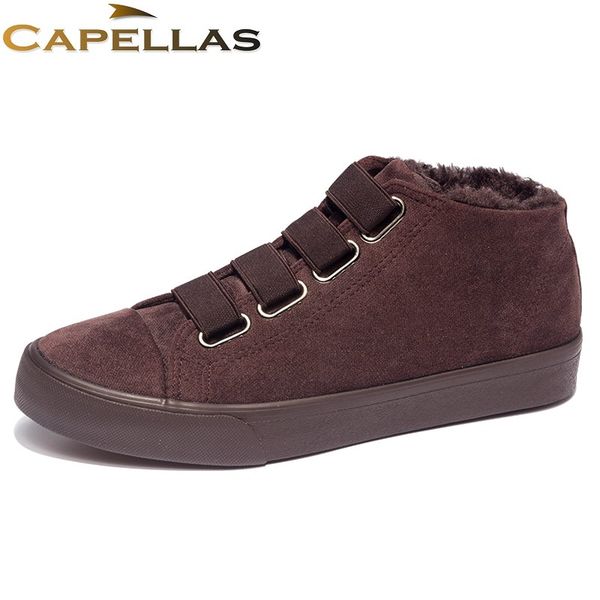 capellas new men winter boots plush fur warm boots for mens casual boots flock men`s brand boots botas size 39-44, Black
capellas new men winter boots plush fur warm boots for mens casual boots flock men`s brand boots botas size 39-44, Black