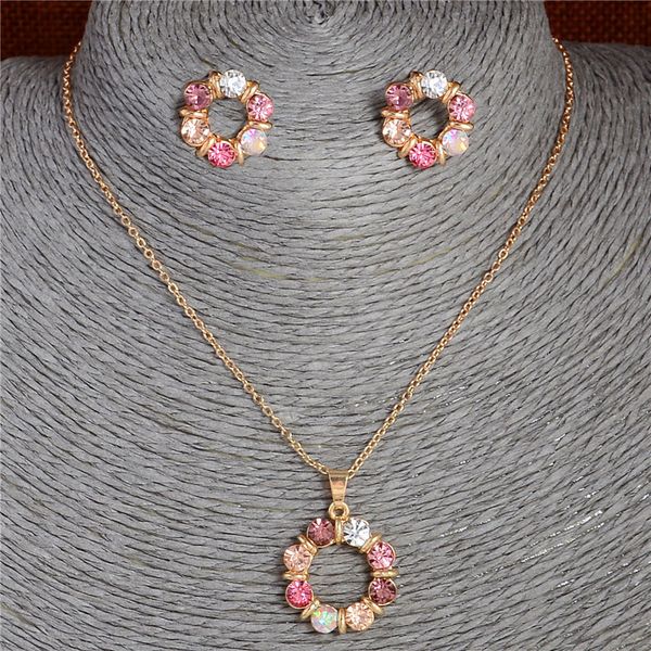 atreus 1set multi-colored round circle shape design welcome fine jewelry pendant necklace earrings jewelry set, Silver
atreus 1set multi-colored round circle shape design welcome fine jewelry pendant necklace earrings jewelry set, Silver