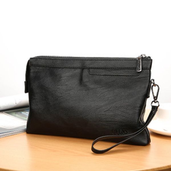 new business men bag men hand carry zipper purse wear-resistant litchi grain casual foreign trade hand grab bag, Black
new business men bag men hand carry zipper purse wear-resistant litchi grain casual foreign trade hand grab bag, Black