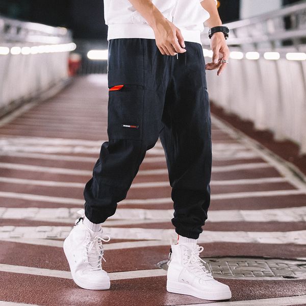 male loose casual cargo pant harem hip hop sreetwear trousers multi pocket overalls high street fashion jogger sweatpants pant, Black
male loose casual cargo pant harem hip hop sreetwear trousers multi pocket overalls high street fashion jogger sweatpants pant, Black