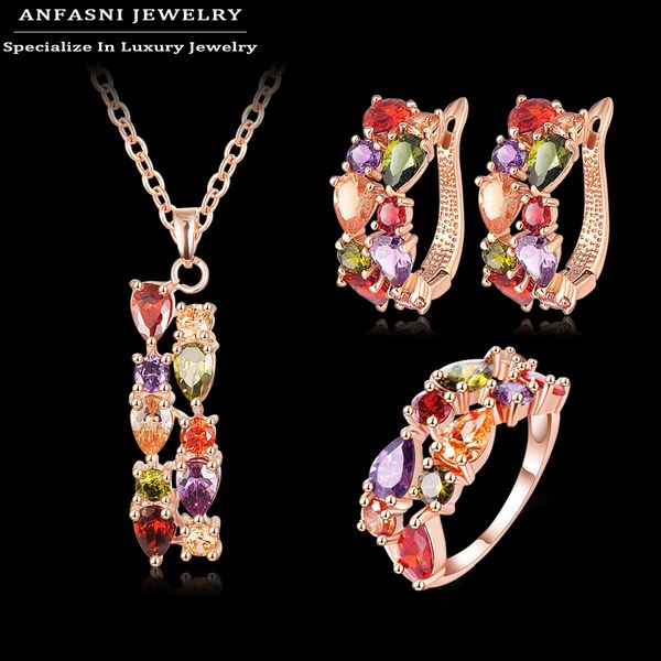 anfasni newest beautiful fashion set rose golden color charming mutil color zirconia women necklace/earring/ring set cst0030-a, Slivery;golden
anfasni newest beautiful fashion set rose golden color charming mutil color zirconia women necklace/earring/ring set cst0030-a, Slivery;golden