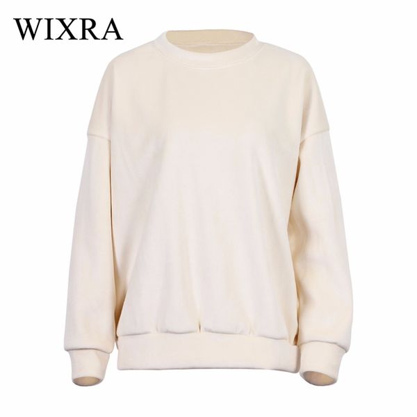 wixra basic толстовка 2018 весна новый женская мода бежевый кофты o-образным вырезом с длинным рукавом свободные пуловеры топы для женщин, Black
wixra basic толстовка 2018 весна новый женская мода бежевый кофты o-образным вырезом с длинным рукавом свободные пуловеры топы для женщин, Black