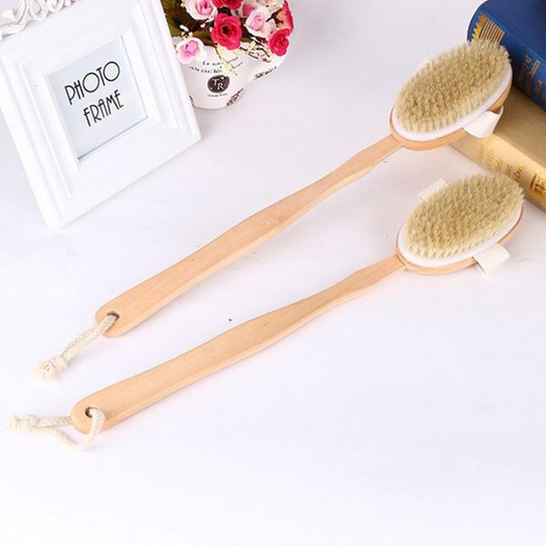 2018 new wooden natural bristle body brush massager bath shower brush long handle back spa scrubber
2018 new wooden natural bristle body brush massager bath shower brush long handle back spa scrubber