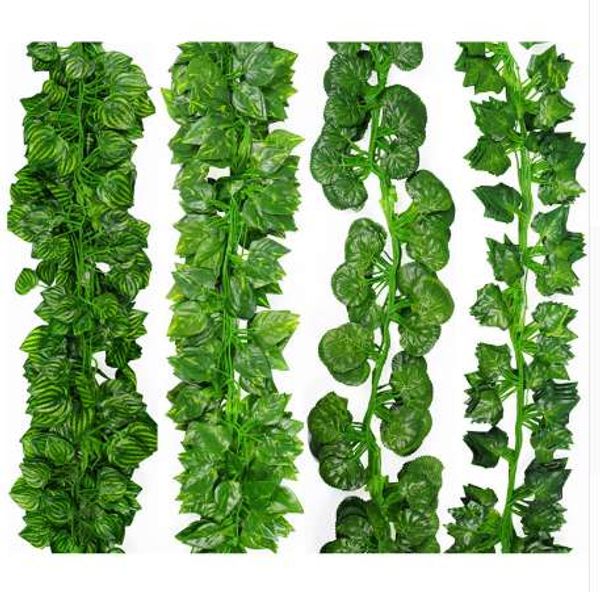 2M Long Artificial Plants Green Ivy Leaves Artificial Grape Vine Fake Parthenocissus Foliage Leaves Home Wedding Bar Decoration
2M Long Artificial Plants Green Ivy Leaves Artificial Grape Vine Fake Parthenocissus Foliage Leaves Home Wedding Bar Decoration