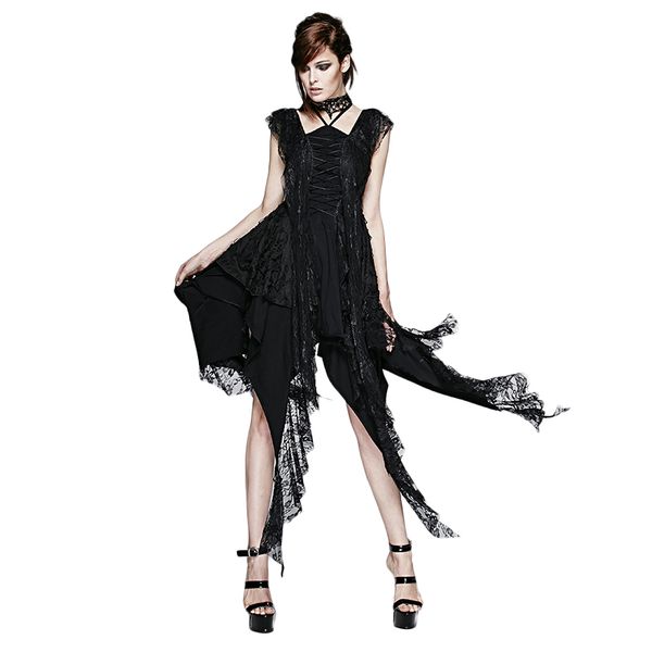 irregular decadent black gothic lace dress lace cross neck collar sweater party dress ruffle tassel, White;black
irregular decadent black gothic lace dress lace cross neck collar sweater party dress ruffle tassel, White;black