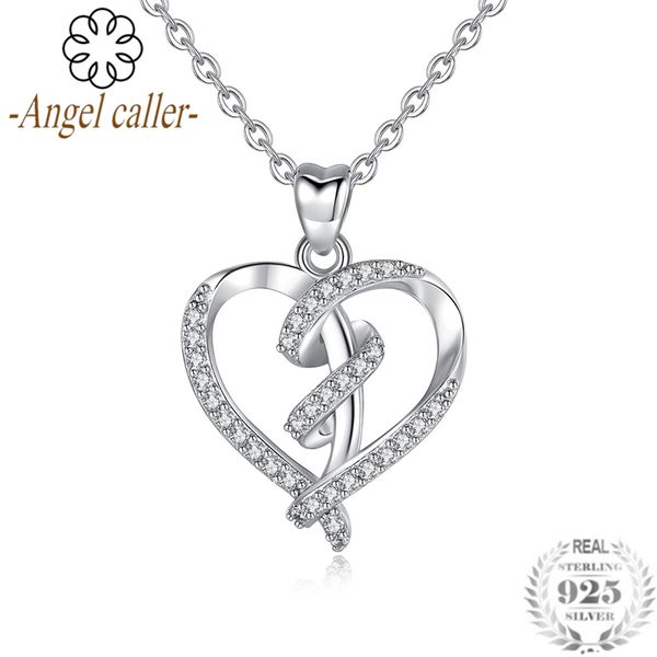 angel caller 100% 925 sterling silver brave heart pendant necklaces clear cubic zirconia fine jewelry for women valentine gift
angel caller 100% 925 sterling silver brave heart pendant necklaces clear cubic zirconia fine jewelry for women valentine gift
