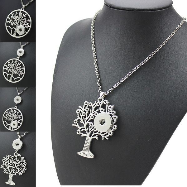 5 styles life tree snap button pendant necklace fit 18mm buttons charm tree of life snap pendant interchangeable jewelry with cha, Silver
5 styles life tree snap button pendant necklace fit 18mm buttons charm tree of life snap pendant interchangeable jewelry with cha, Silver